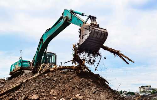 Excavators are heavy machinery