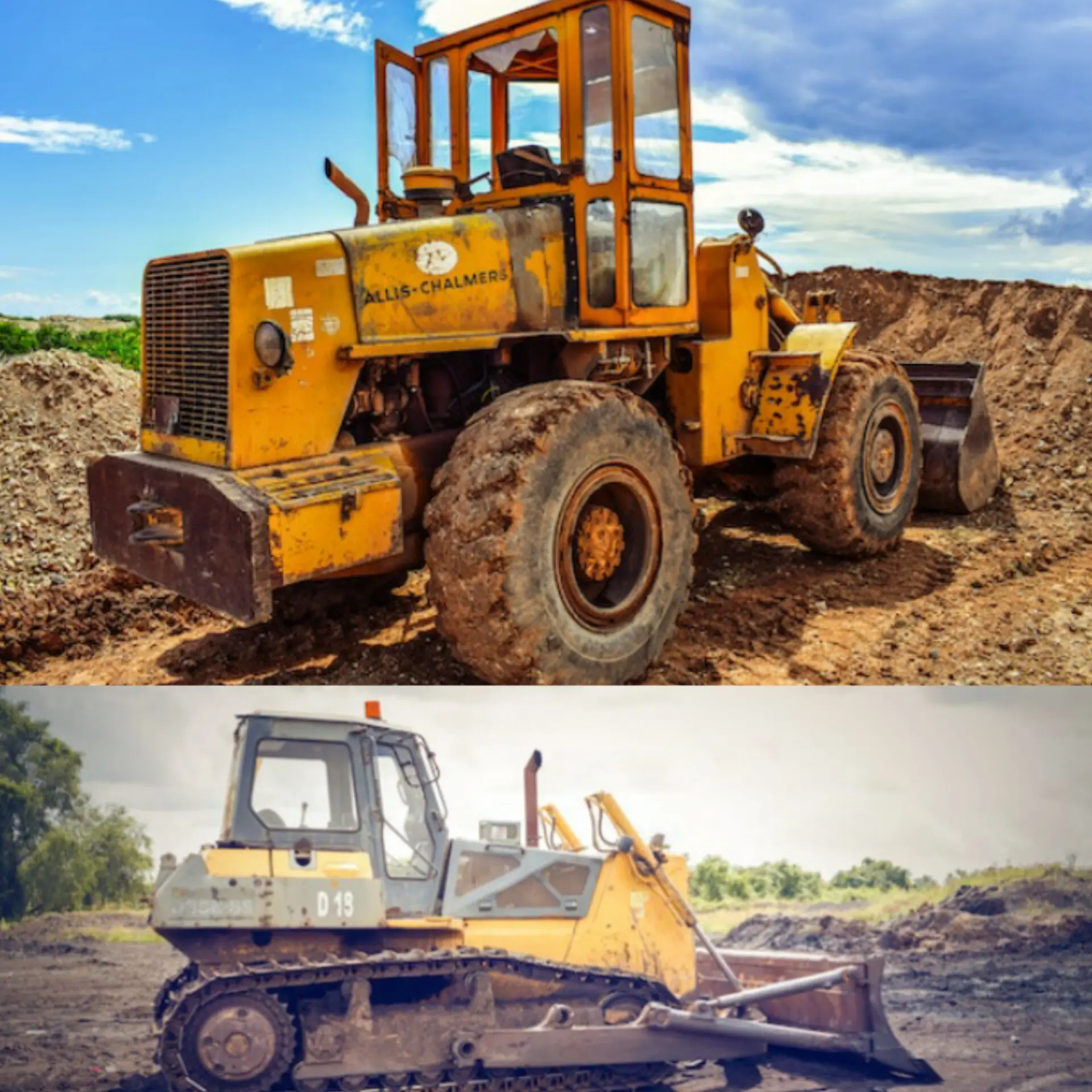 Comparing Bulldozers and Wheel Loaders